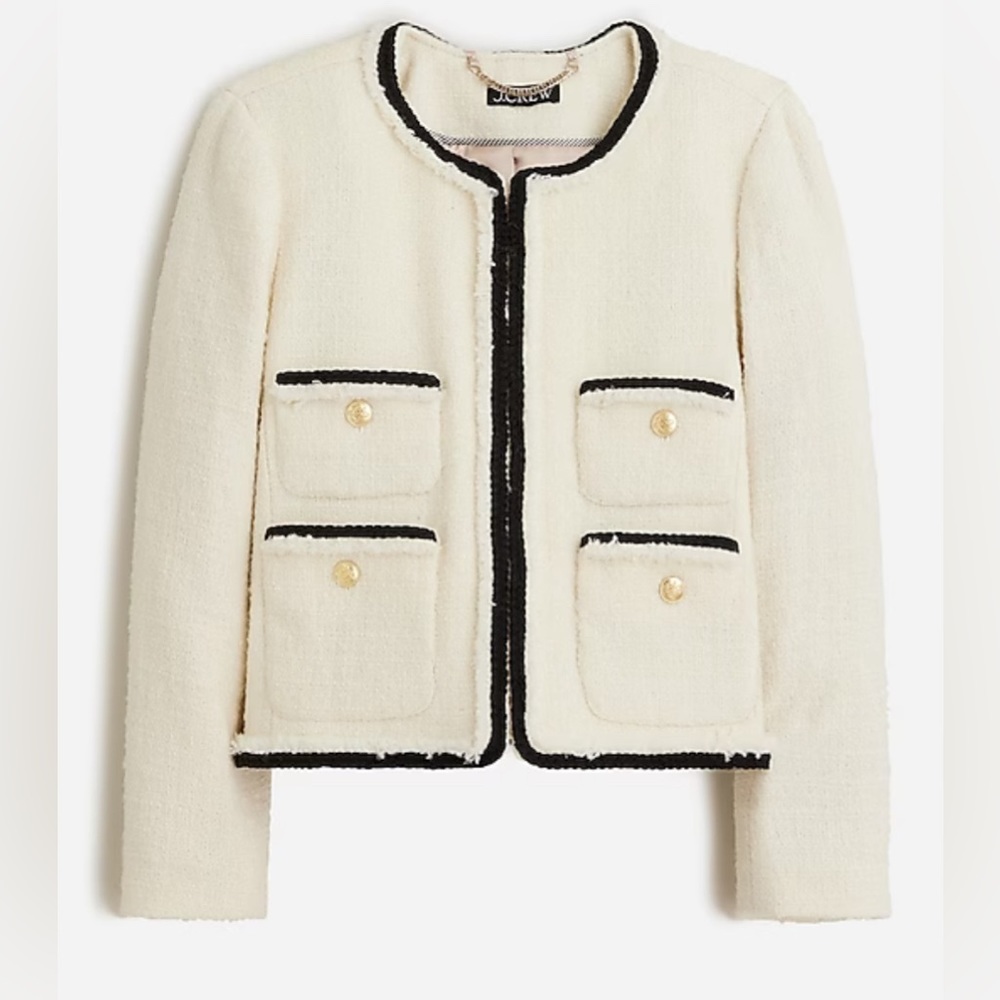 J Crew Frances lady jacket in maritime tweed
